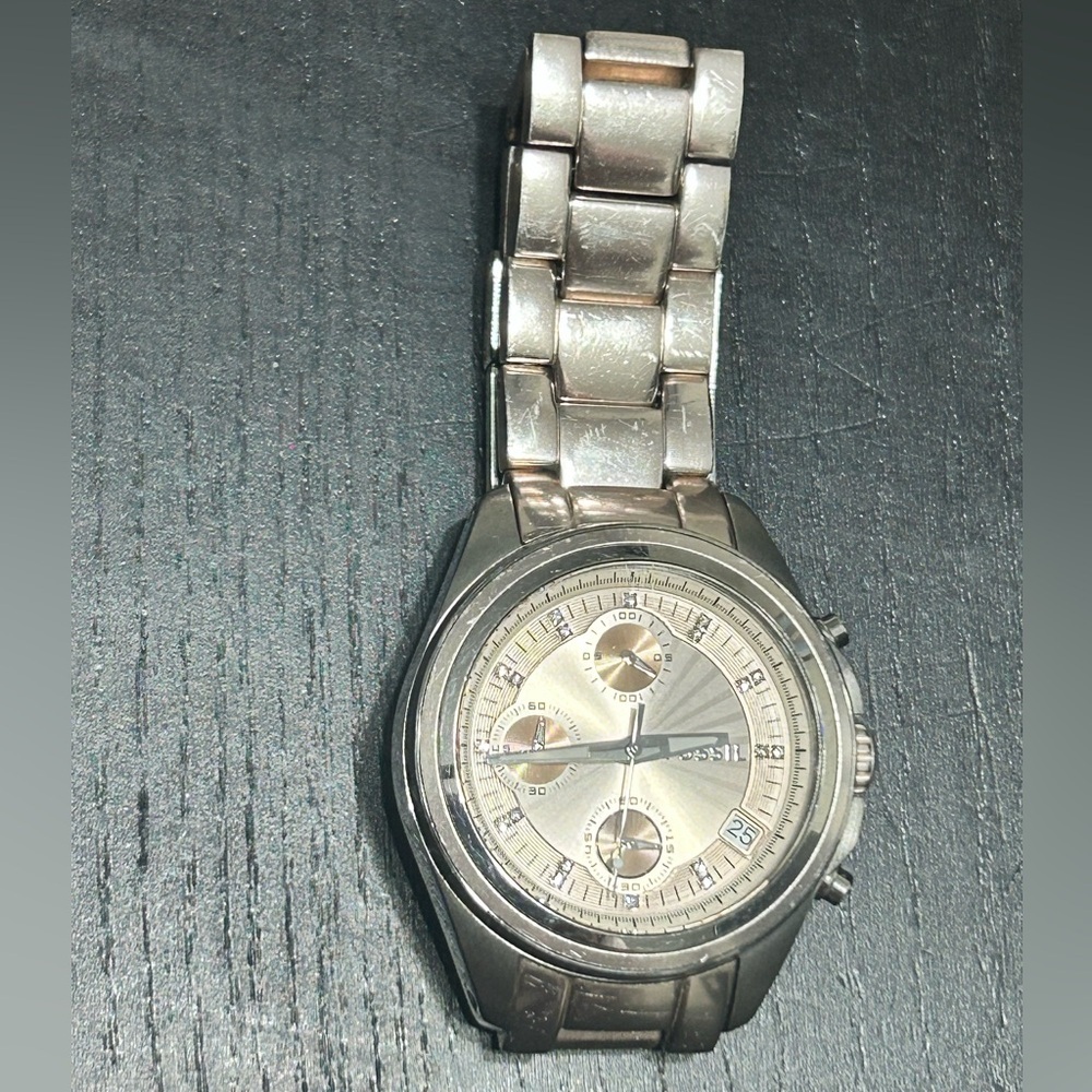 Fossil Decker Rose Gold BOYFRIEND Ladies Watch ES2915